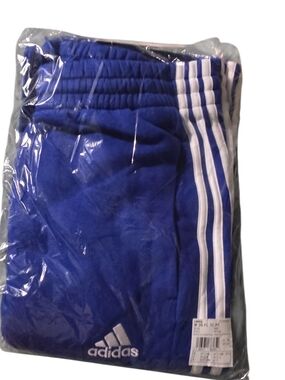 Adidas Blue Track Pants with White Stripes Plus size 3xl brand new in package.
